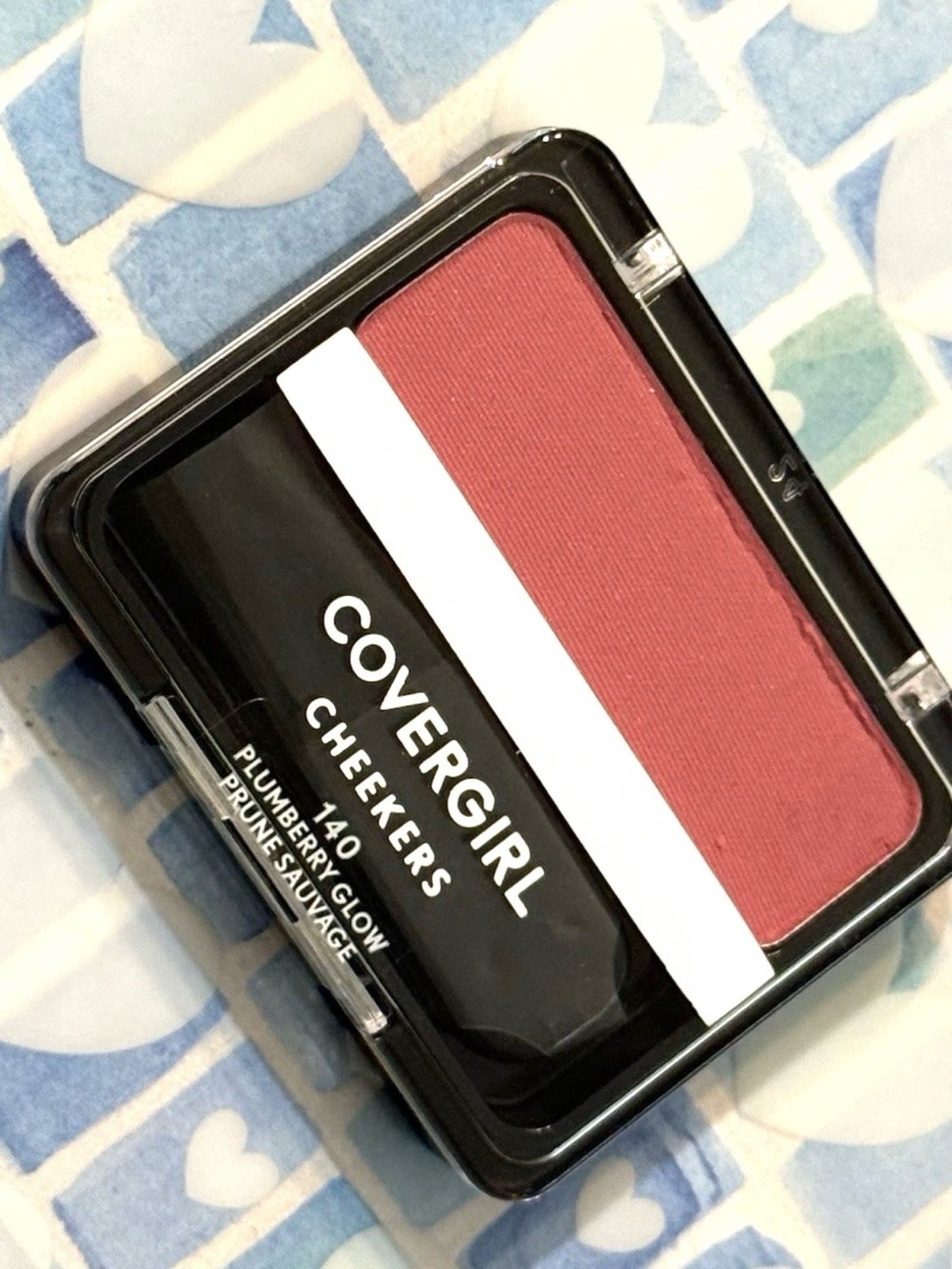 SUPER RARE Covergirl Cheekers 140 PLUMBERRY GLOW Pink Plum Shimmer Blush *SEALED